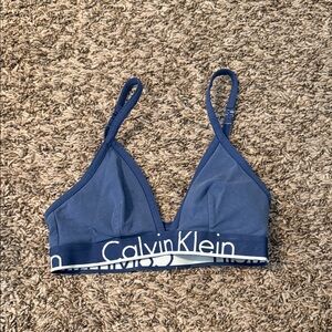 Calvin Klein Navy Bralette